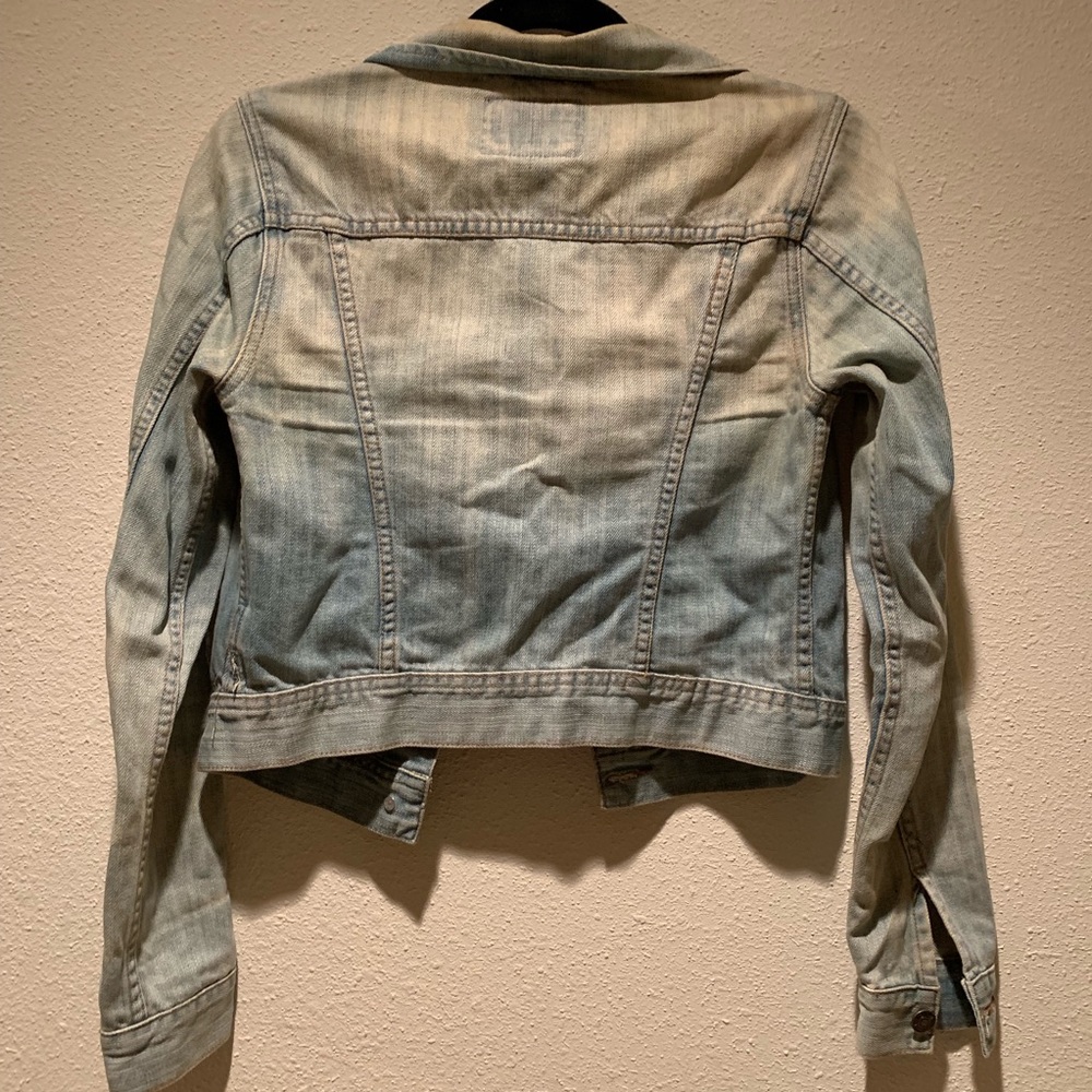 Distressed Jean jacket - Picture 2 of 2